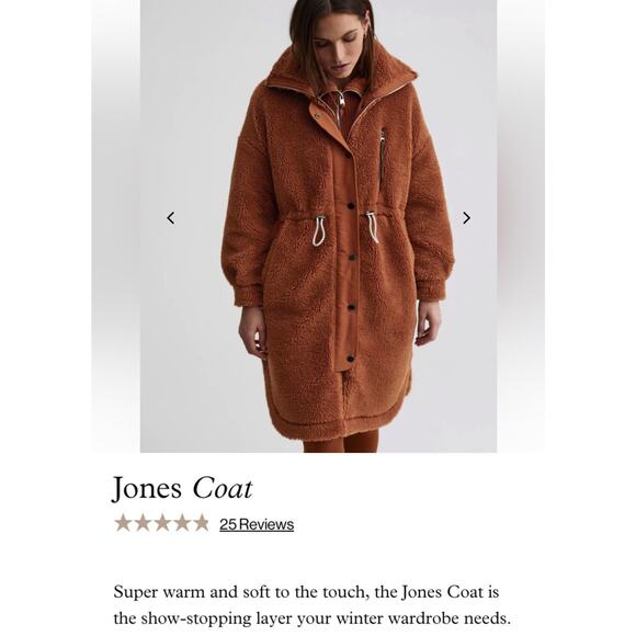 Varley Jackets & Blazers - Varley Jones Sherpa Fleece Coat Caramel Size Small